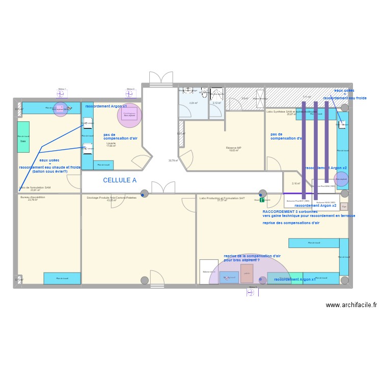 Cellule A-AEROLIQUE PLOMBERIE. Plan de 0 pièce et 0 m2
