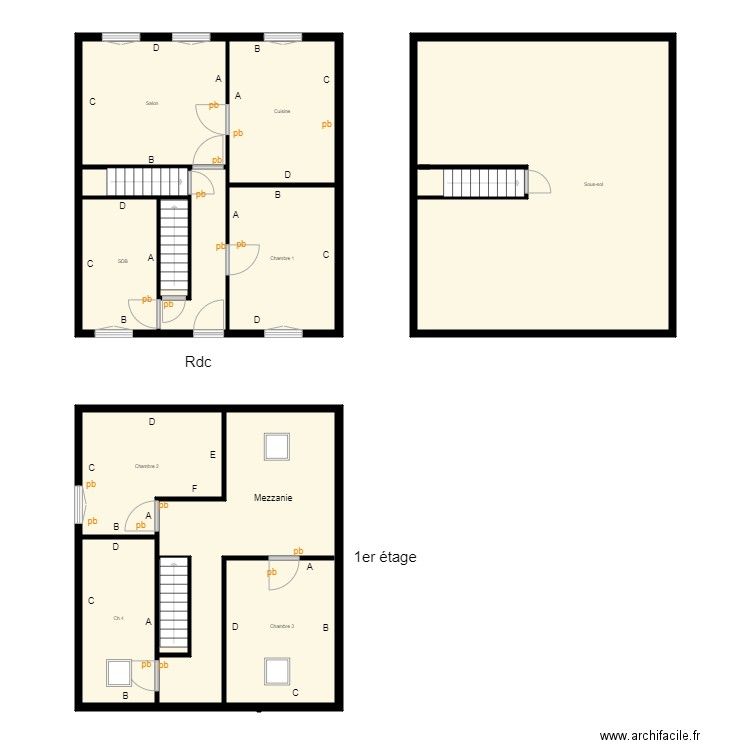 Croquis GERTH Maison. Plan de 0 pièce et 0 m2