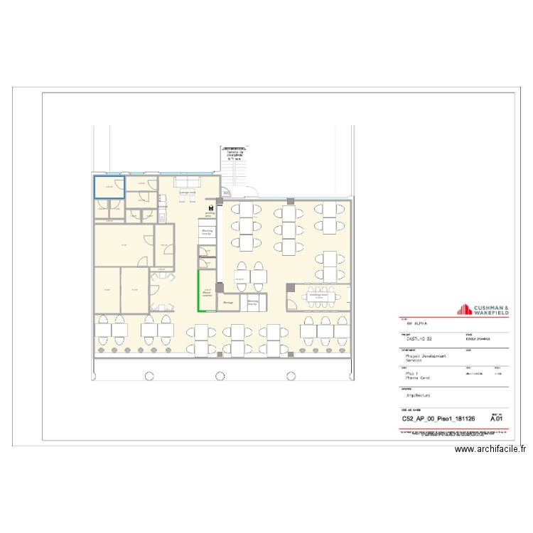 castilho 1er v3. Plan de 0 pièce et 0 m2