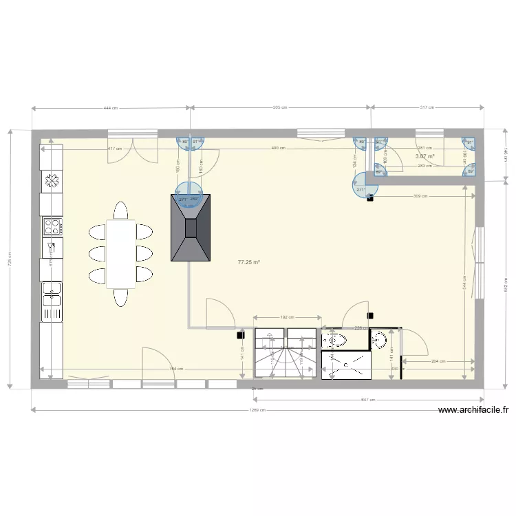 RDC CASTETS+Logement. Plan de 