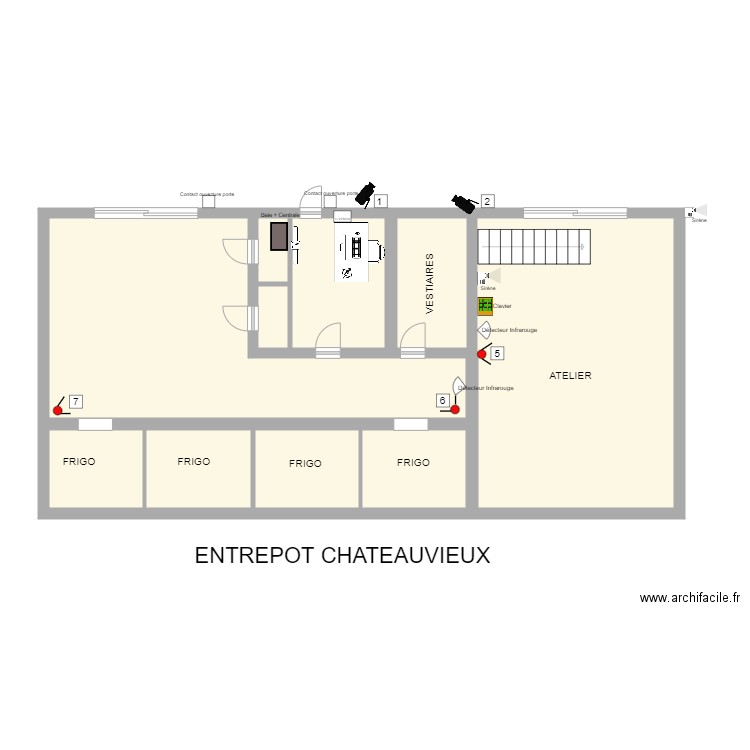 entrepot logis du pin. Plan de 0 pièce et 0 m2