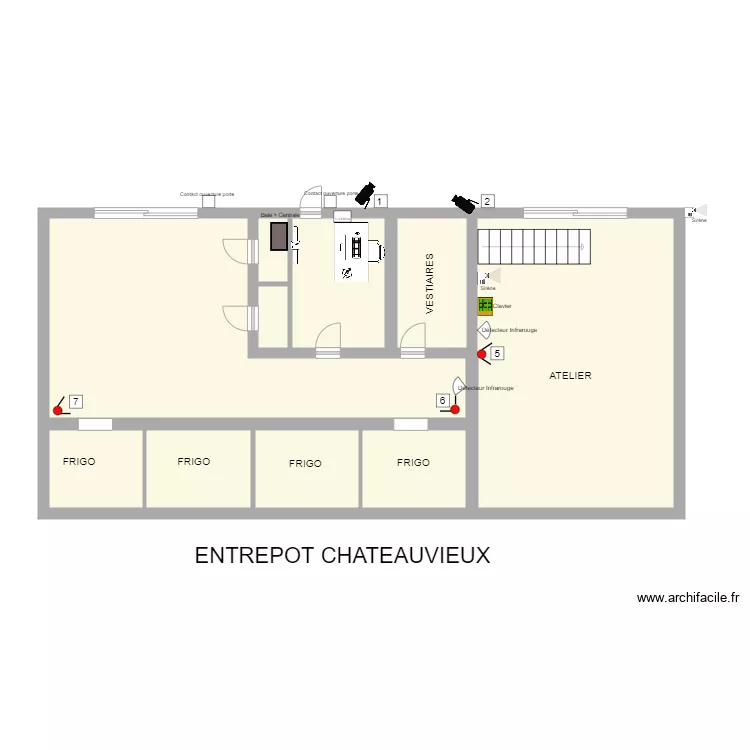 entrepot logis du pin. Plan de entrepot logis du pin. Plan de