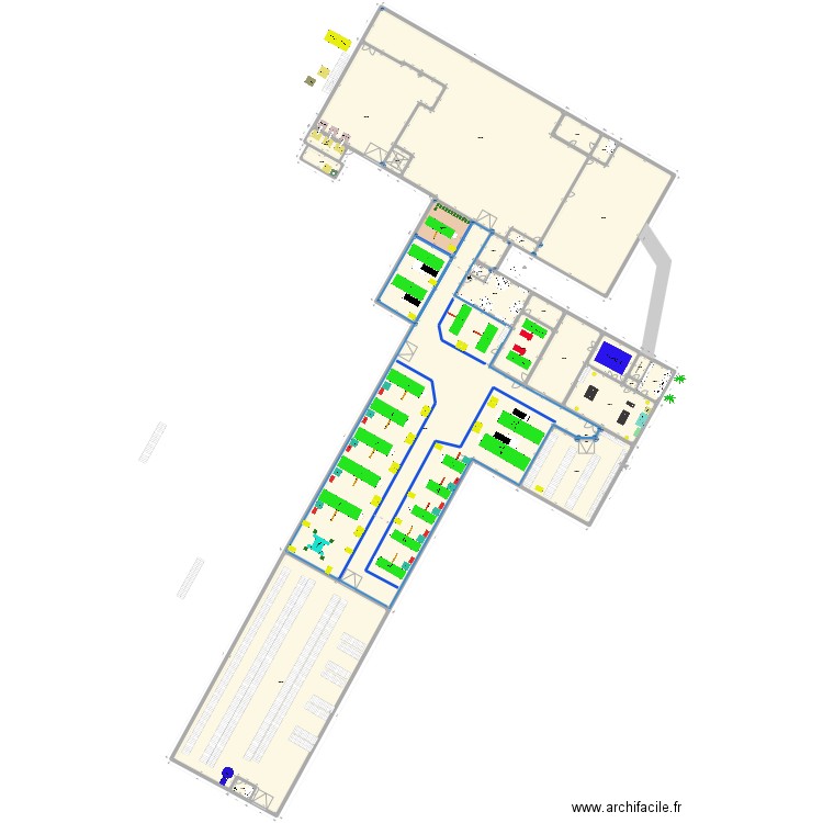 ATELIER 20. Plan de 25 pièces et 2972 m2