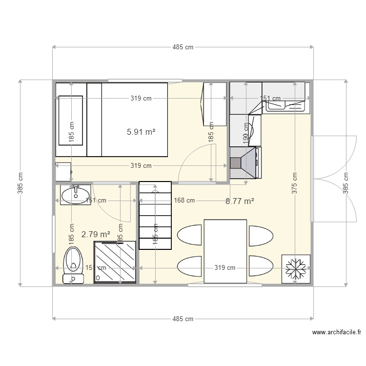 PLAN MODELE AVIGNON 2. Plan de 0 pièce et 0 m2