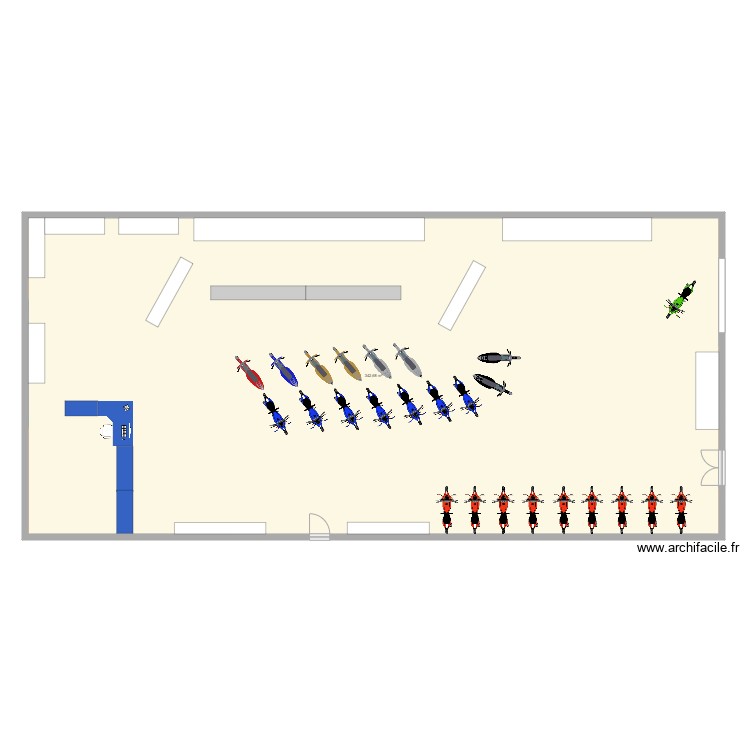 Plan défi - Plan dessiné par adel roux