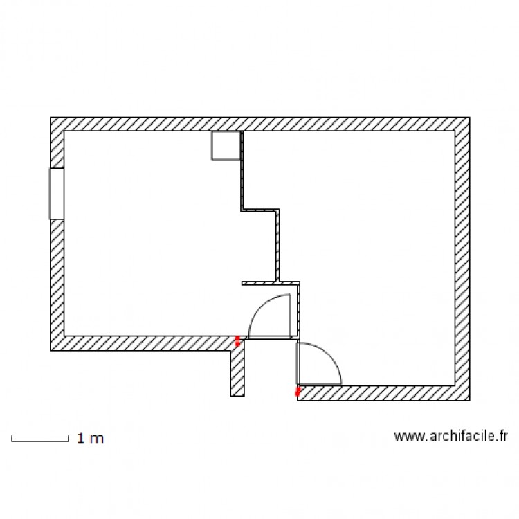 mezza. Plan de 0 pièce et 0 m2