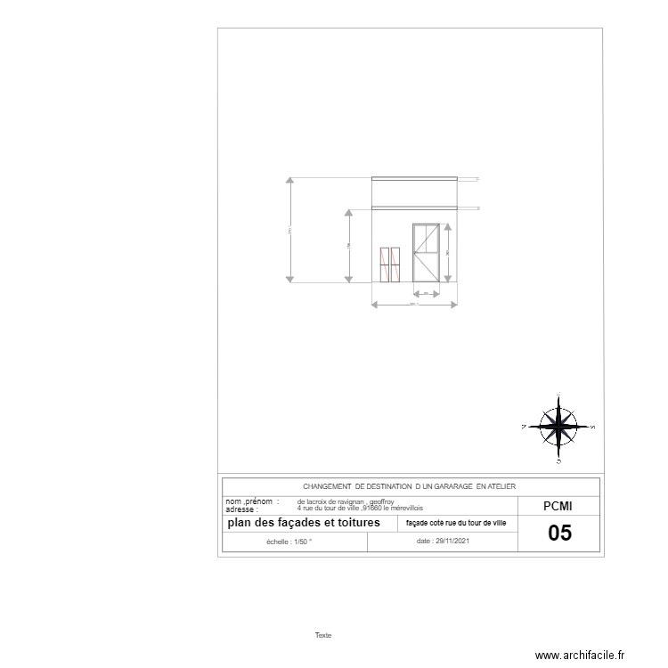 geoffroy. Plan de 0 pièce et 0 m2