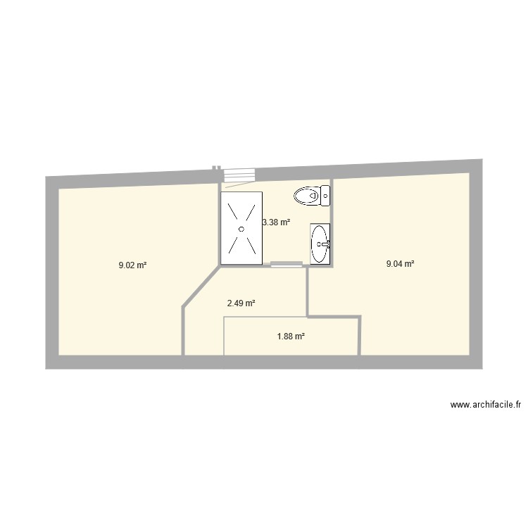 ETAGE REEL FINAL 1. Plan de 0 pièce et 0 m2