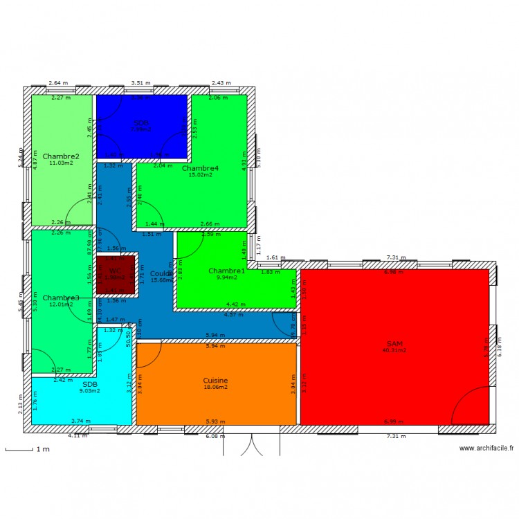 TP 2. Plan de 0 pièce et 0 m2