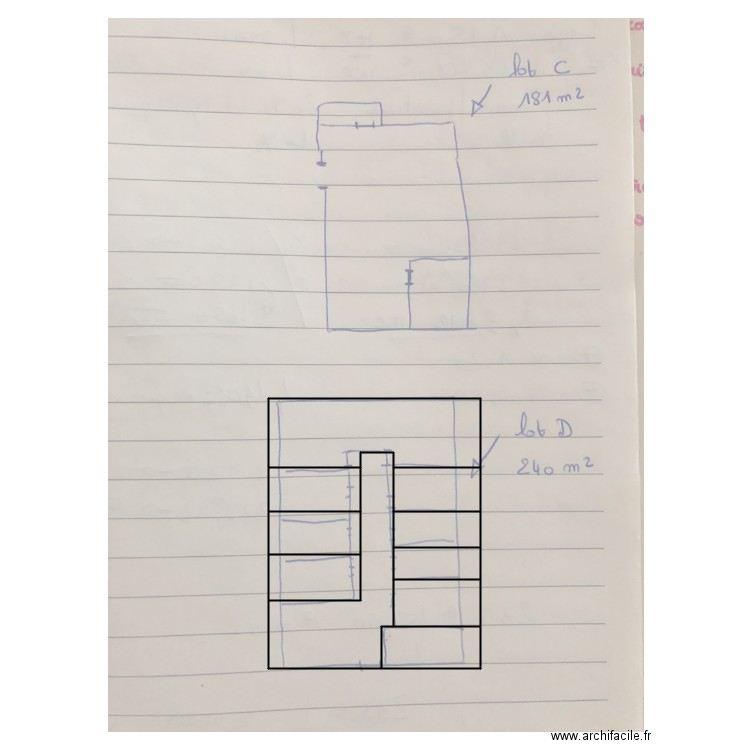 25222 croquis 1er 240 m2. Plan de 0 pièce et 0 m2