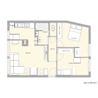 Appart Vanves modif salle de bain