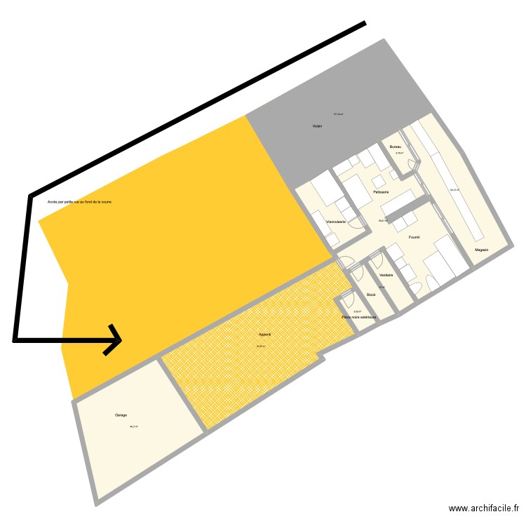 La Jarrie. Plan de 8 pièces et 280 m2