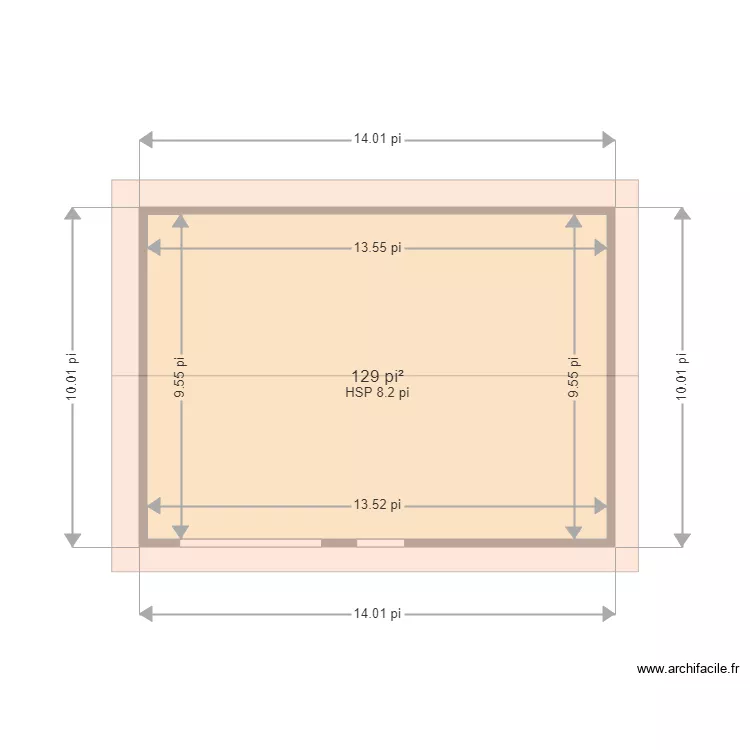 cabanon lisette. Plan de 