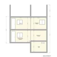 Plan en coupe de la grange