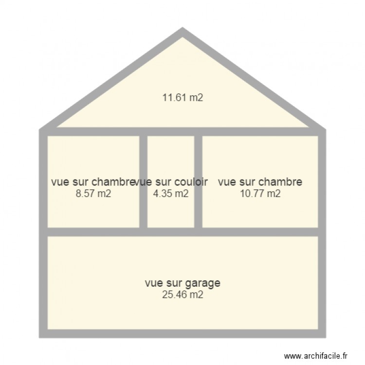 vue sur coupe zebidi. Plan de 0 pièce et 0 m2