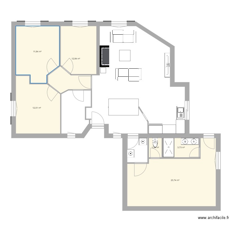 maison trova v3. Plan de 0 pièce et 0 m2