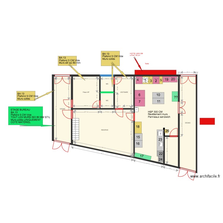 MILLENIUM  cuisine SALLE  01 06 18. Plan de 0 pièce et 0 m2