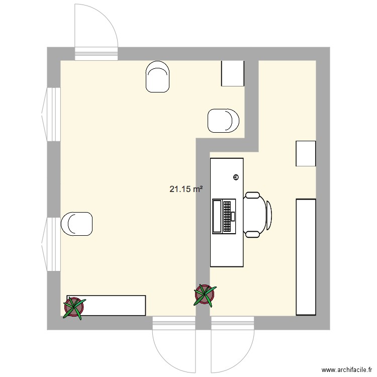 cvc. Plan de 0 pièce et 0 m2