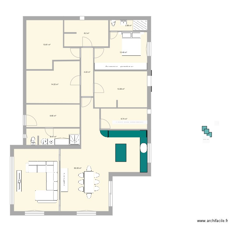 idée piquée2. Plan de 0 pièce et 0 m2