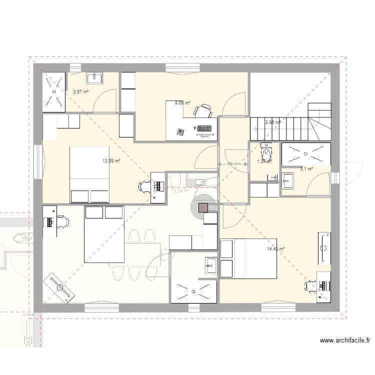 TASIE 1. Plan de 0 pièce et 0 m2