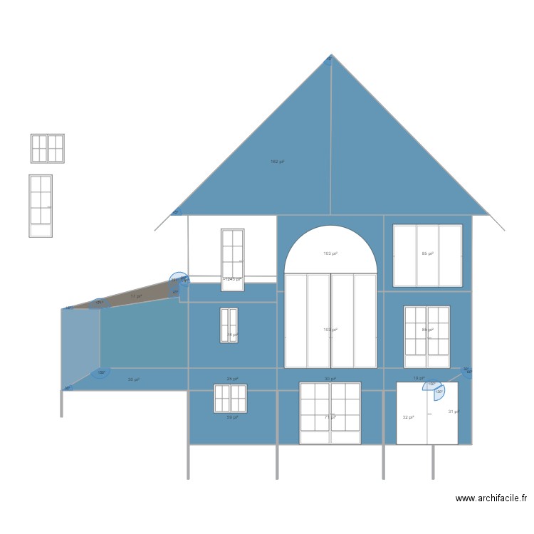 CHALET 7. Plan de 0 pièce et 0 m2