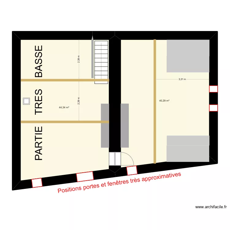 Bari Paillou &eacute;tage 2. Plan de 