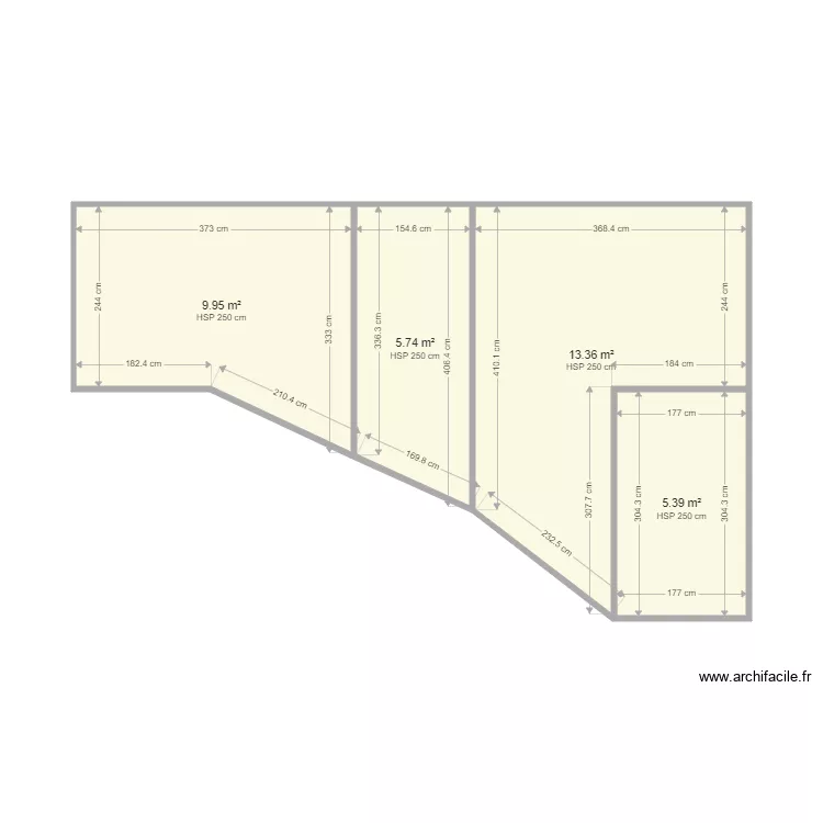 TORNY  CAGE. Plan de 