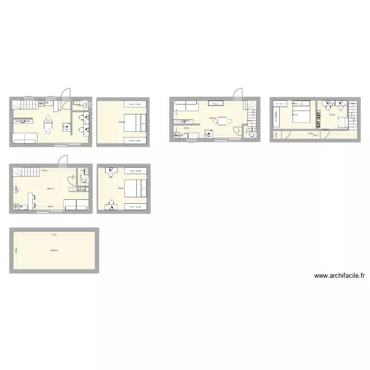 gab nico petit. Plan de 11 et 161 m² gab nico petit. Plan de 11 et 161 m²