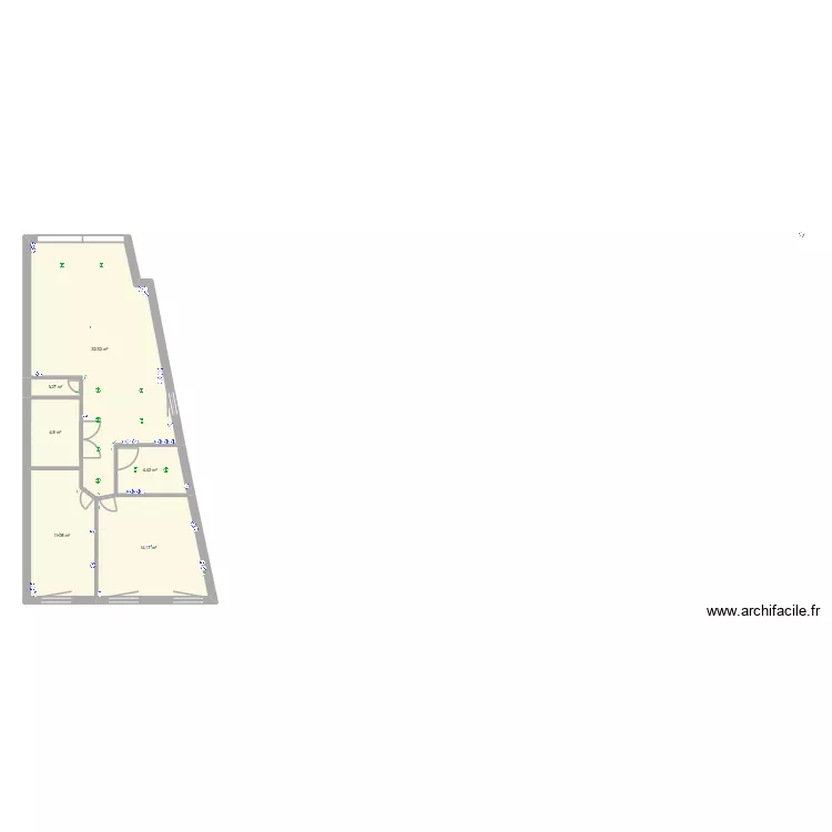 MARENGO. Plan de 6  et 68 m²