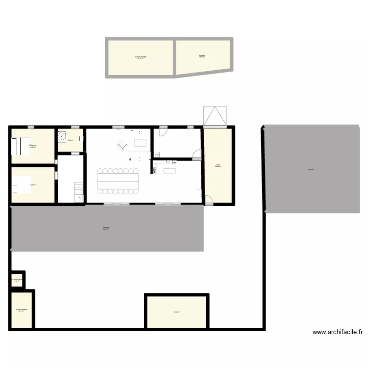 Maison a renover. Plan de Maison a renover. Plan de