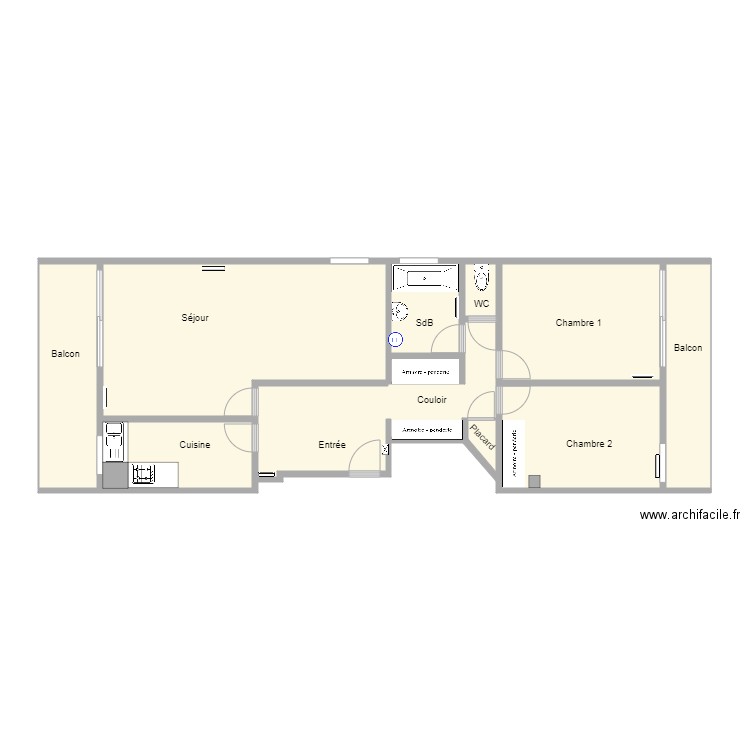 50 Renardière. Plan de 0 pièce et 0 m2