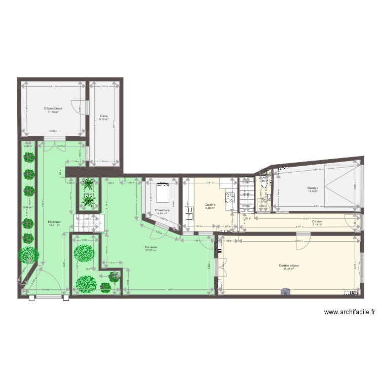 bennecourt RDC. Plan de 0 pièce et 0 m2