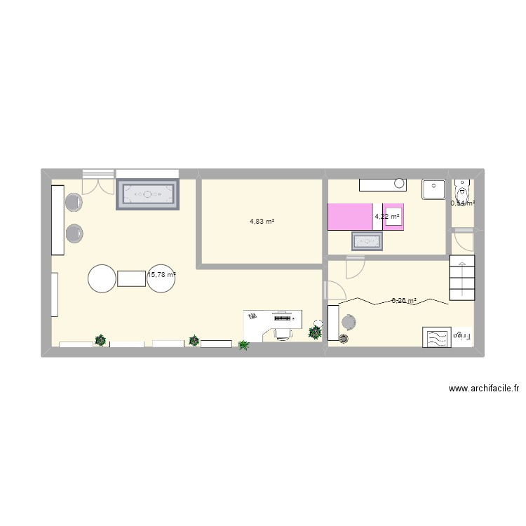 G2M Cosmétique. Plan de 0 pièce et 0 m2
