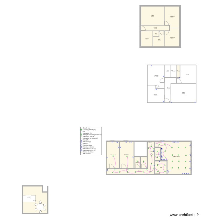 haut. Plan de 0 pièce et 0 m2