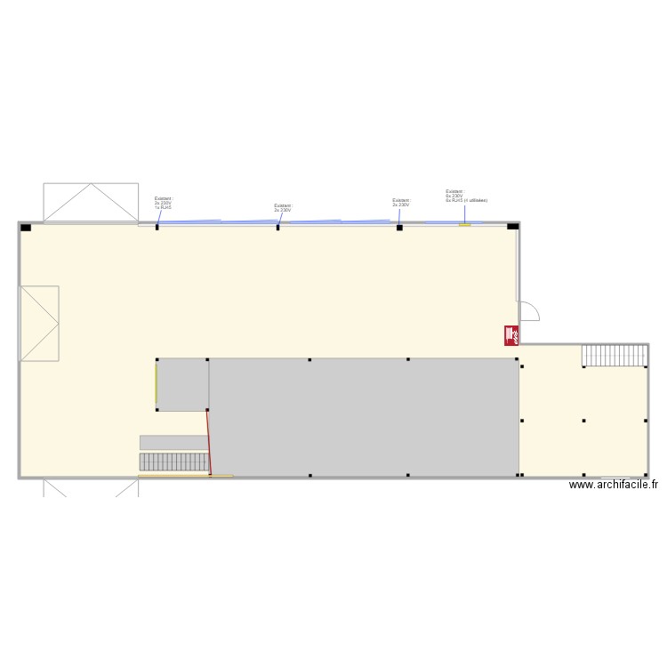 Zone expédition 1 vierge. Plan de 0 pièce et 0 m2