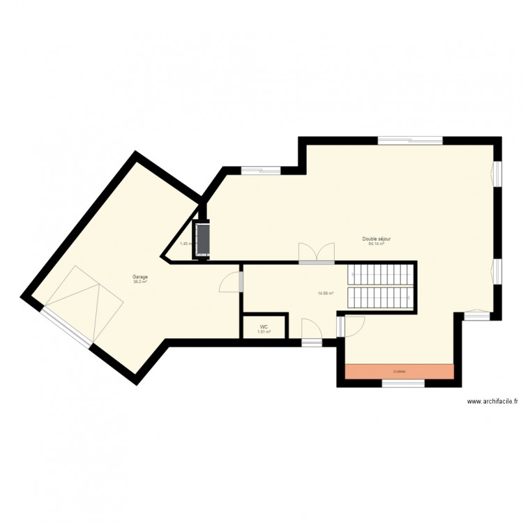 braconniers. Plan de 0 pièce et 0 m2