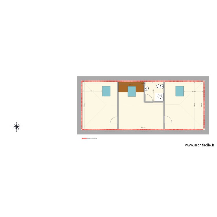 Etage Villemaigre Nov 2019 avec tremie. Plan de 0 pièce et 0 m2