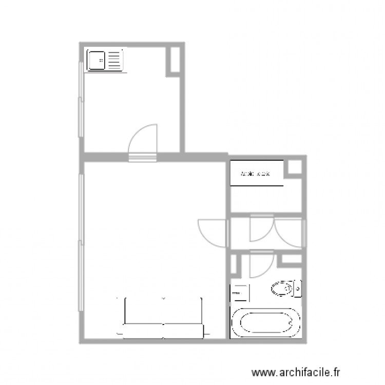 Reuilly Delorme. Plan de 0 pièce et 0 m2