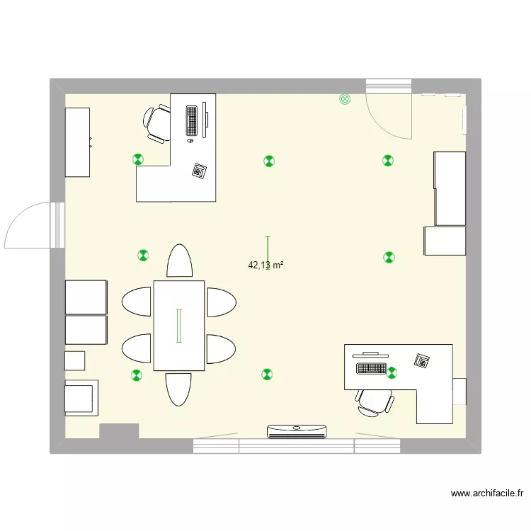 Bureau. Plan de Bureau. Plan de