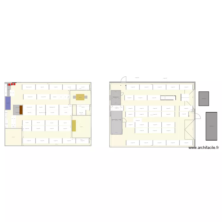 evry 230m. Plan de 