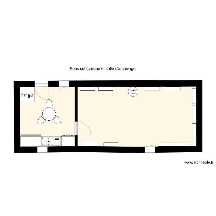 Sous Sol. Plan de 0 pièce et 0 m2