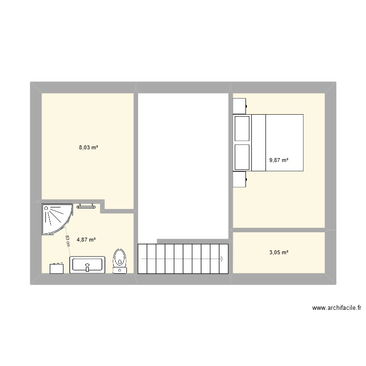 CHAMBRE HAUT. Plan de 0 pièce et 0 m2