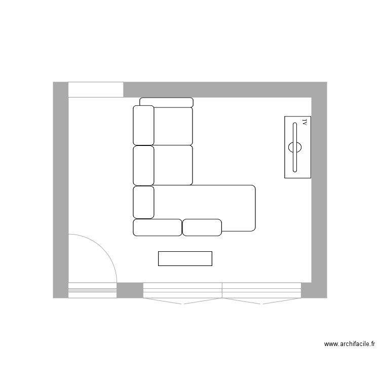 Salon. Plan de 0 pièce et 0 m2