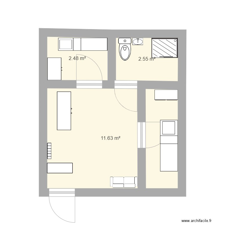 institut de beauté. Plan de 0 pièce et 0 m2