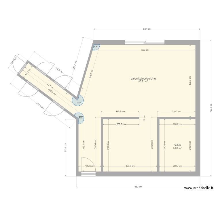 edelaide meilhan. Plan de 0 pièce et 0 m2