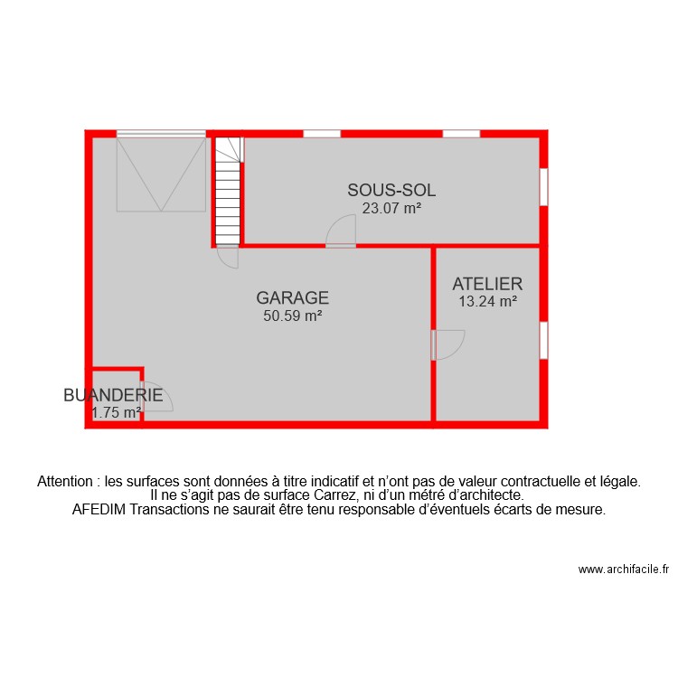 BI 5107 SOUS SOL. Plan de 0 pièce et 0 m2