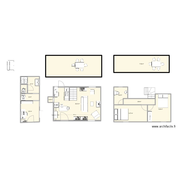 Rénovation Kernoues. Plan de 0 pièce et 0 m2