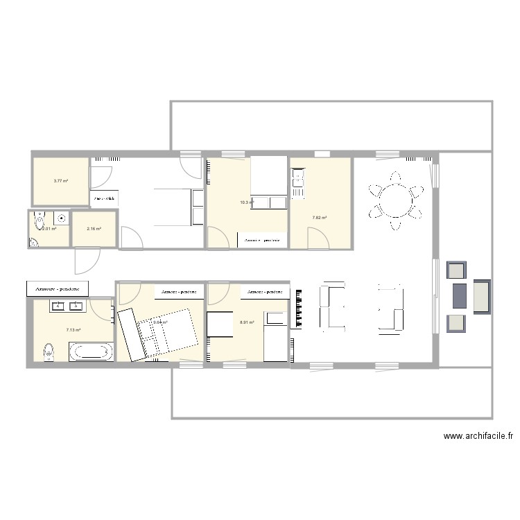 MACDONALD . Plan de 0 pièce et 0 m2