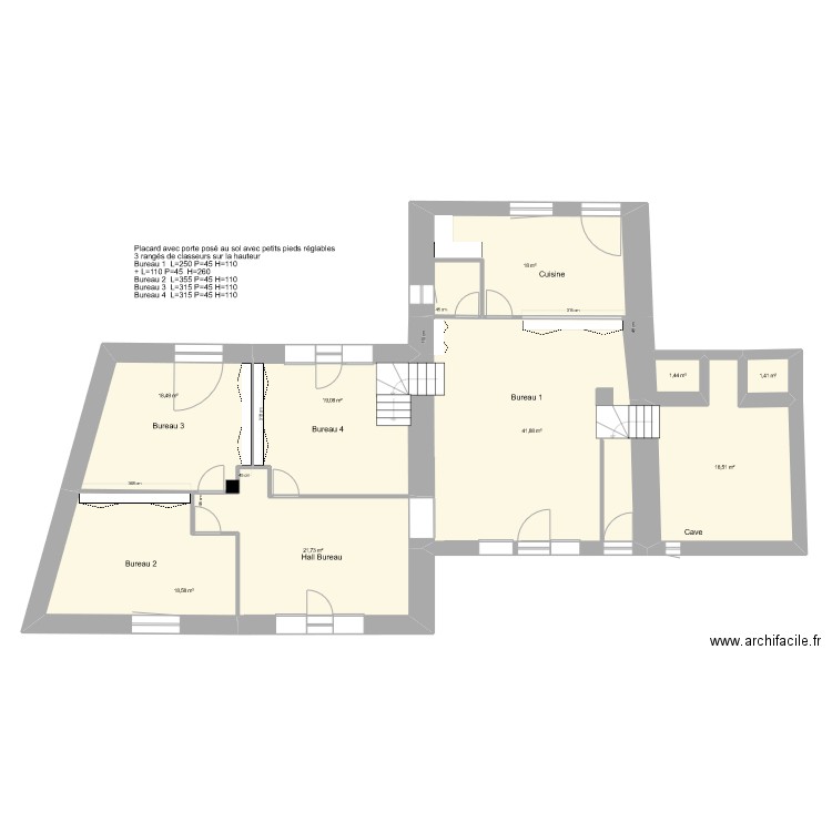 V15-05-2023 Meubles. Plan de 20 pièces et 352 m2