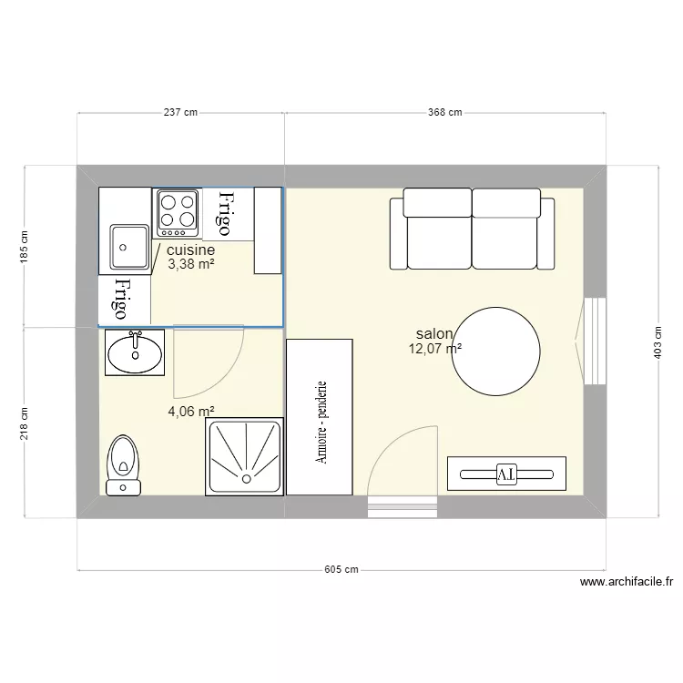 Studio Viarmes. Plan de Studio Viarmes. Plan de